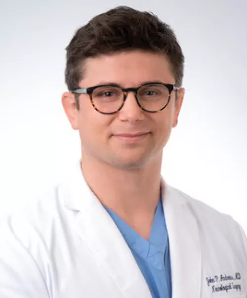 Chief neurosurgery resident John Andrews, MD