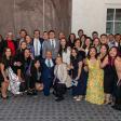 Members of the UCSF Department of Neurosurgery pose for a group photo to celebrate the graduation of chief residents Tom Wozny, MD, John Andrews, MD and John Yue, MD.